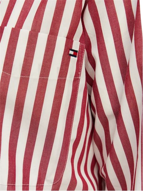 Camicia in popeline a righe Tommy Hilfiger | WW0WW456120AA